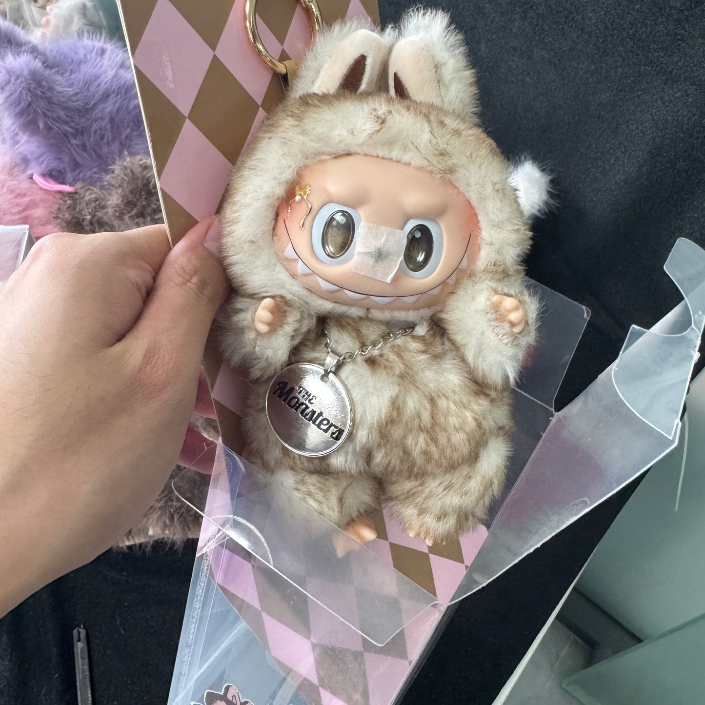 17cm cake zimomo labubu customized doll