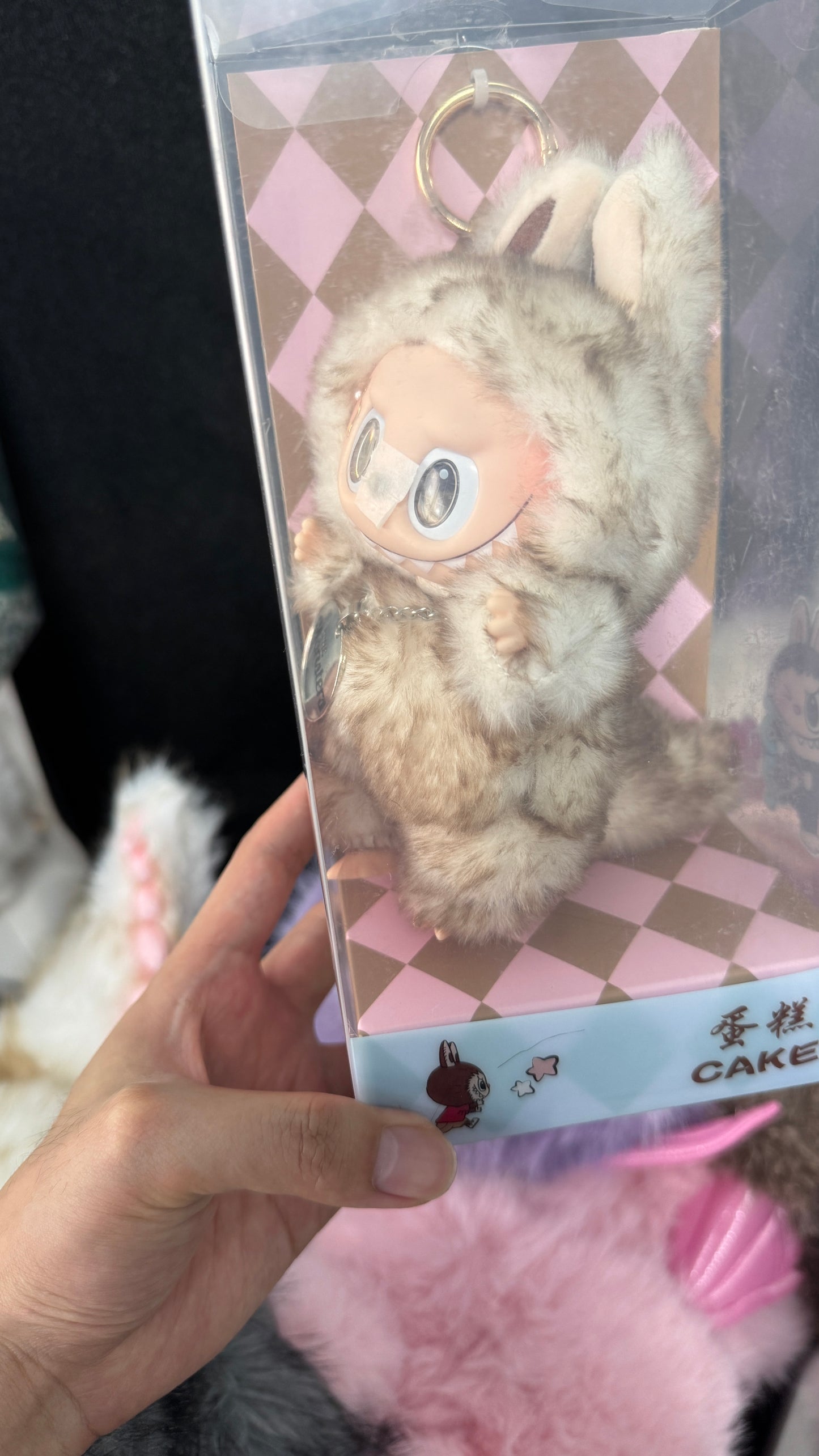 17cm cake zimomo labubu customized doll