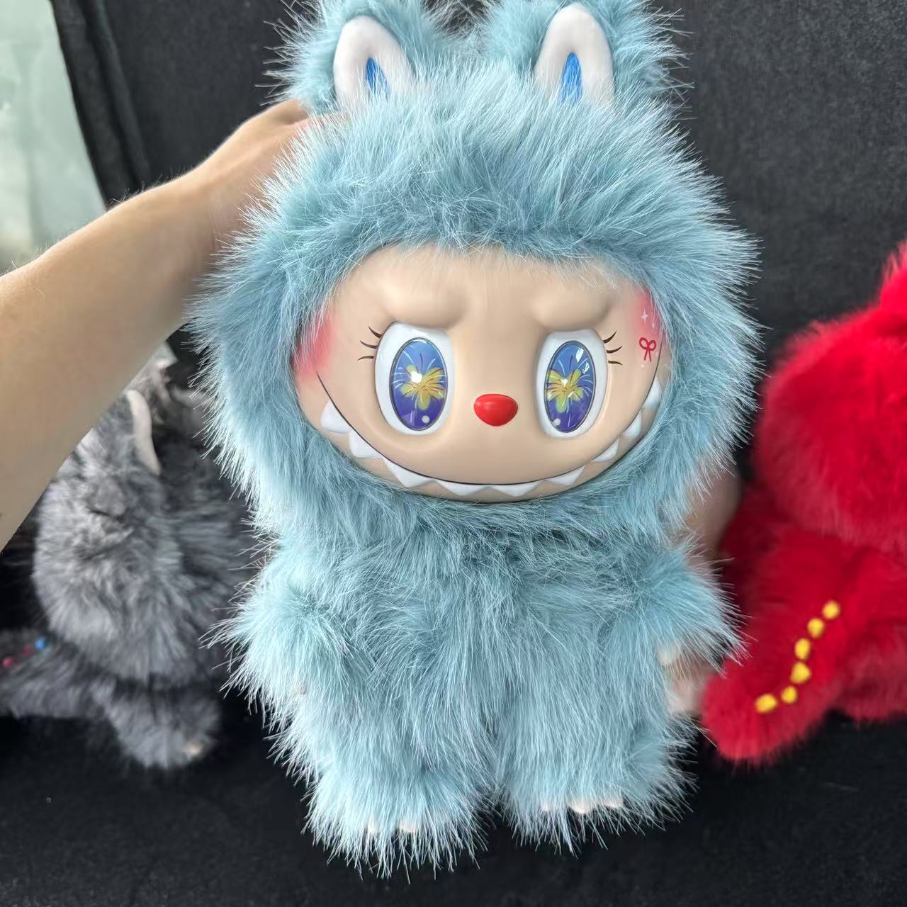 38CM blue zimomo angel labubu