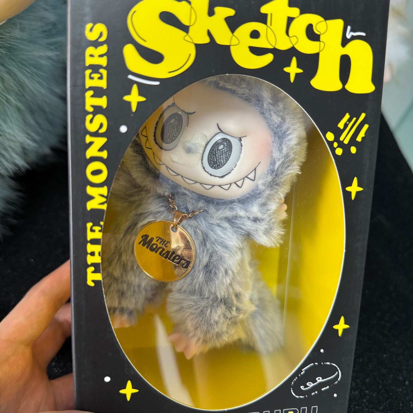 17cm sketch zimomo labubu customized doll