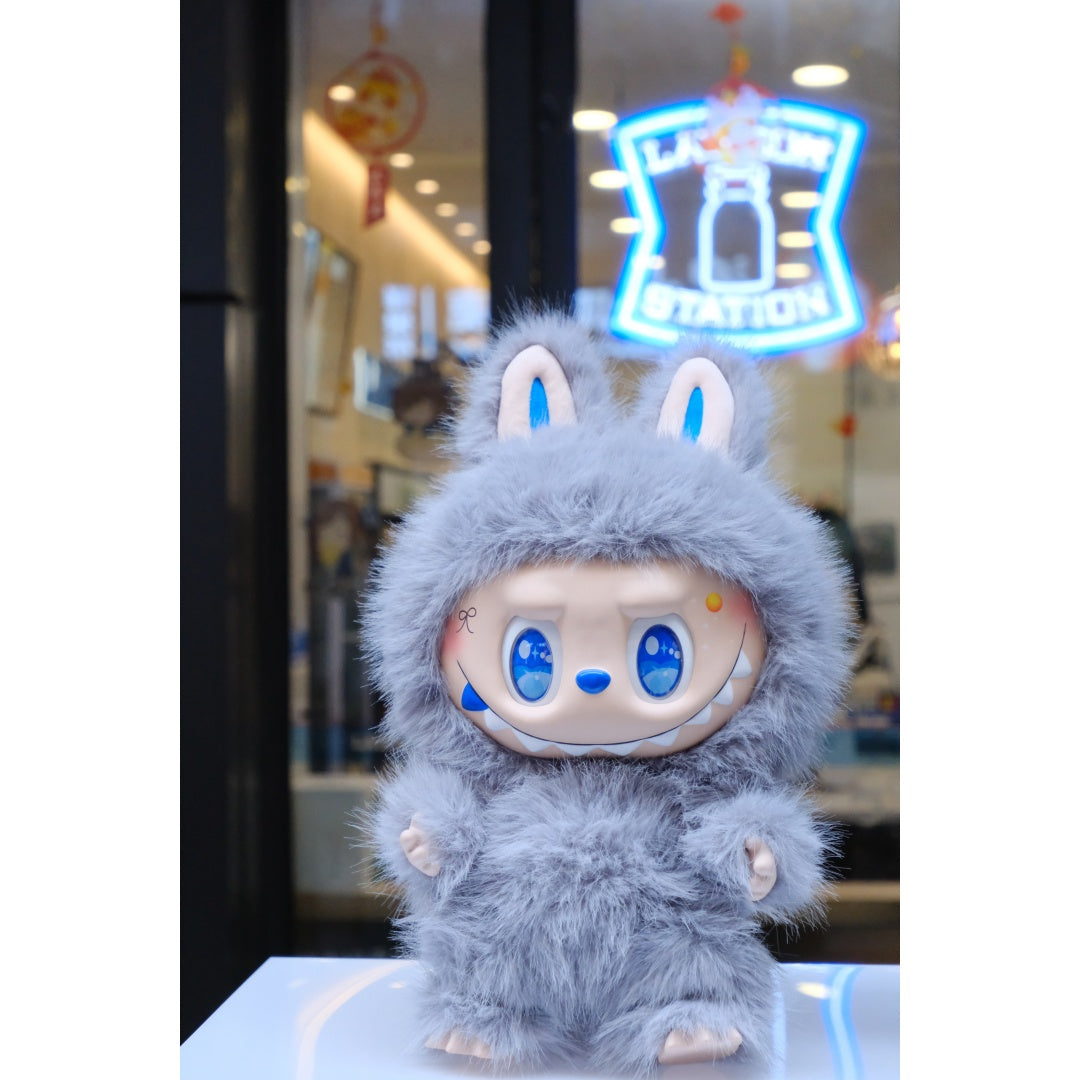 38CM Gray Magnetic Tail zimomo angel labubu