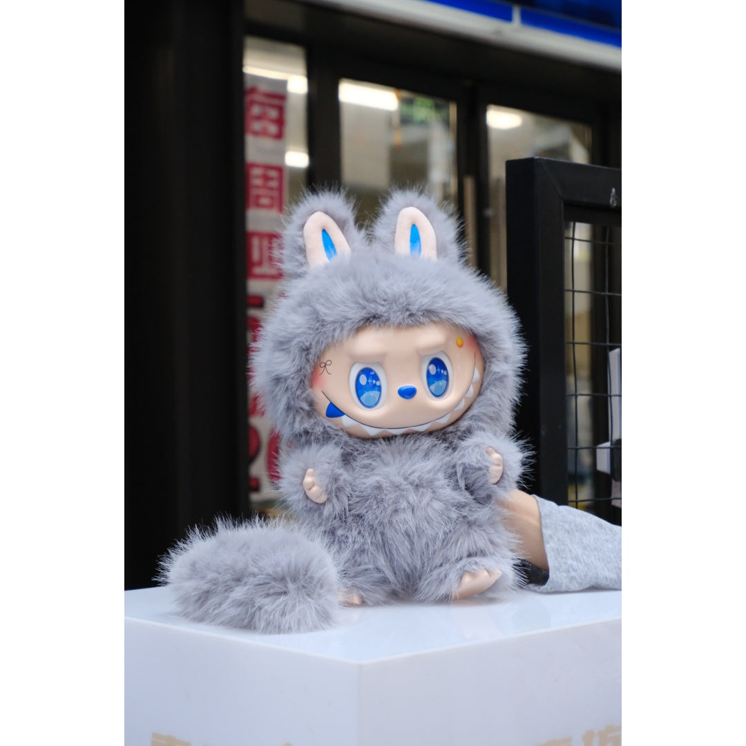 38CM Gray Magnetic Tail zimomo angel labubu