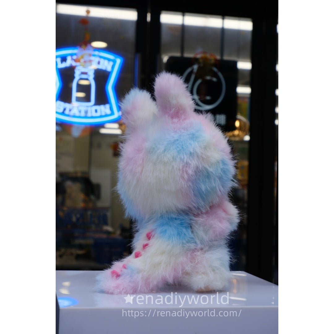 38CM iridescent colors zimomo angel labubu