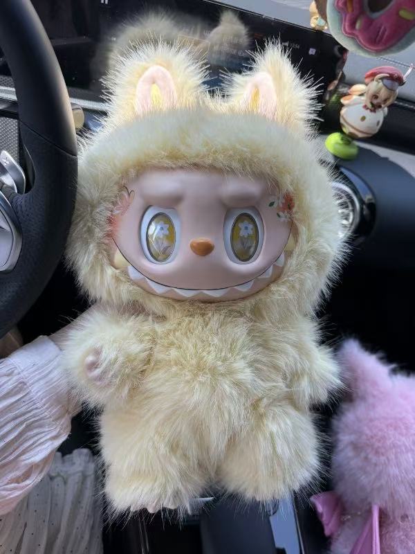 38CM yellow zimomo angel labubu