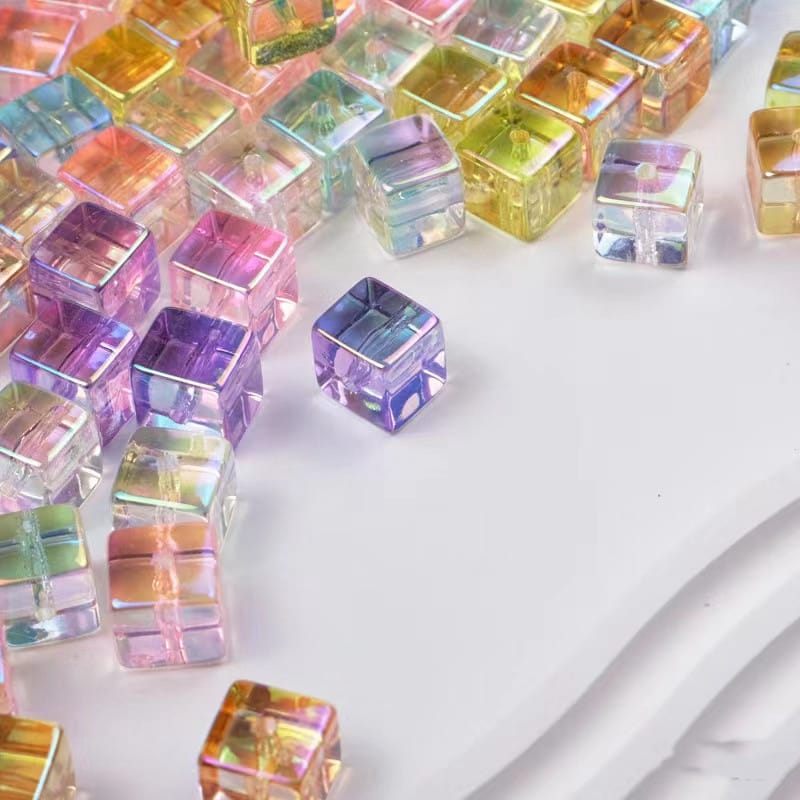 Clearance sale: Transparent square beads 16MM/12MM copy