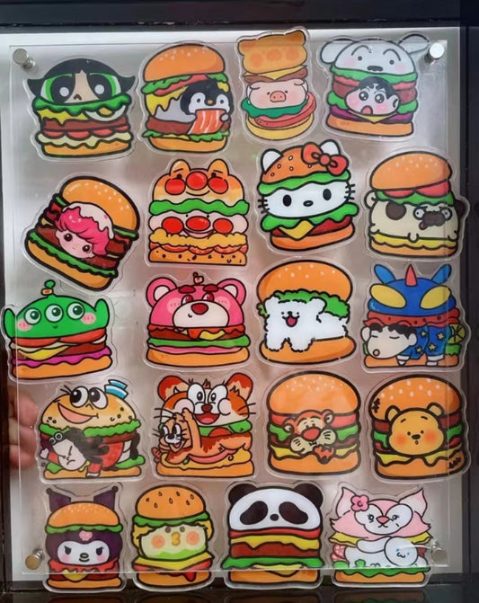 "Special Edition" 6cm Hamburger Acrylic