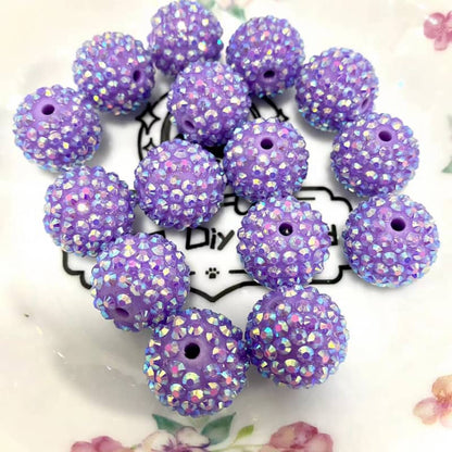 Clearance sale 20MM rhinestone beads 20mm pointed ball