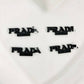 Pra-da Alphabet Metal Cabochon 27*8mm Letters / Slow Shipping