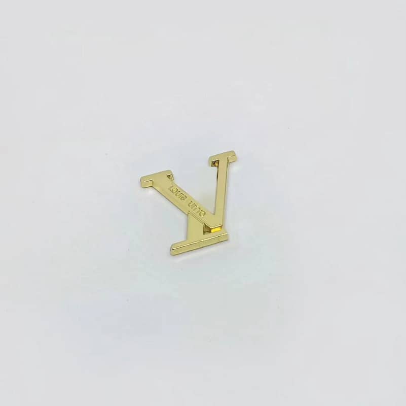 LL--VV metal cabochon gold/black/white band / slow shipping