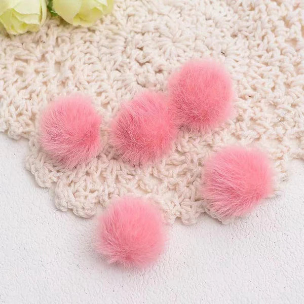 Clearance sale Fluffy ball with loop (can be used as custom ballpoint pen parts, earrings, or hairpins)