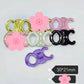 Ce--line metal cabochon for hair tie 30*21MM with buckle/slow shipping