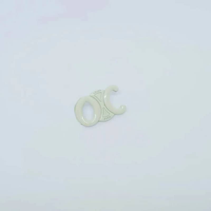 Ce--line metal cabochon for hair tie 30*21MM with buckle/slow shipping