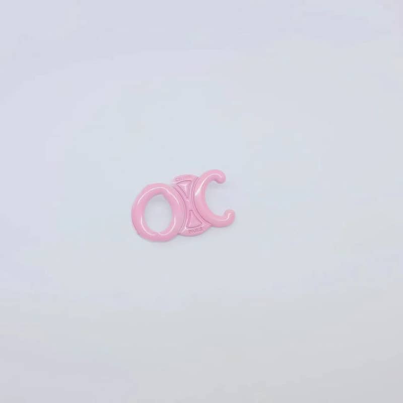 Ce--line metal cabochon for hair tie 30*21MM with buckle/slow shipping