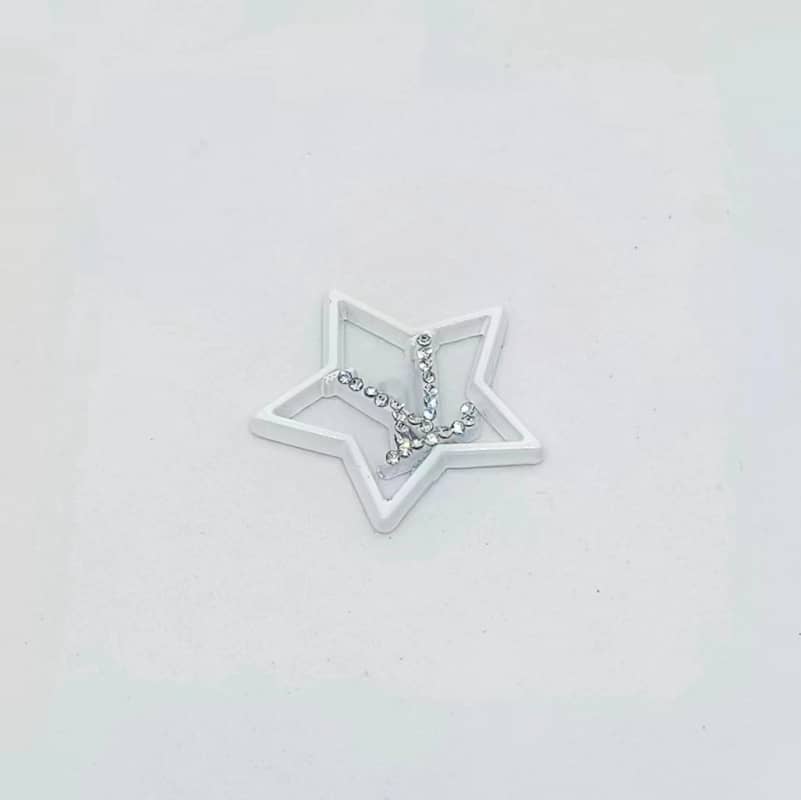 Diamond-Star LL--VV Metal Cabochon 24MM/Slow Shipping