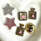 Diamond Star and CC Perfume Bottle Cabochon / Slow Shipping