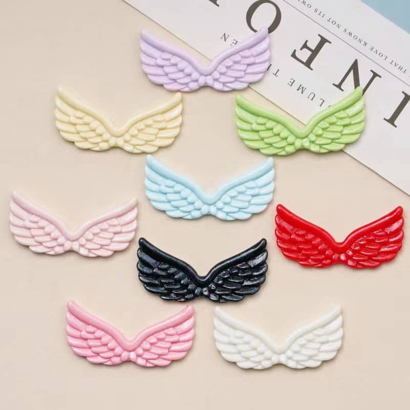 Macaron Wings Decoration Parts Medium DIY Wings 9PCS