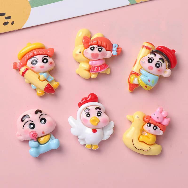 ボールペンしんちゃんデコパーツ小Diy蜡笔小新12PCS