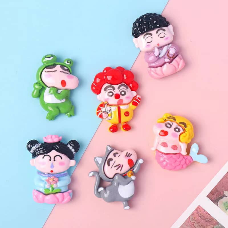 McDonald's Shin-chan Deco Parts Small DIY 12PCS