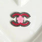 CC Diamond Metal Cabochon 35*26MM/Slow Shipping