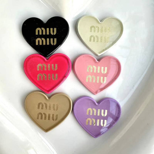 MIU heart cabochon 25*21MM/Slow shipping