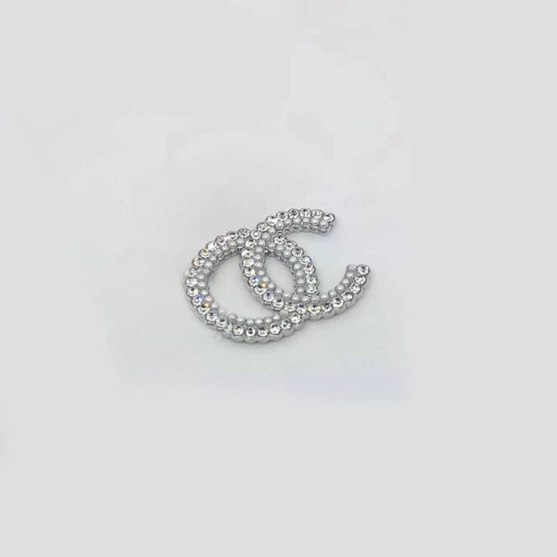 CC Diamond/Pearl Metal Cabochon 25*20MM Pearl + Diamond/Slow Shipping