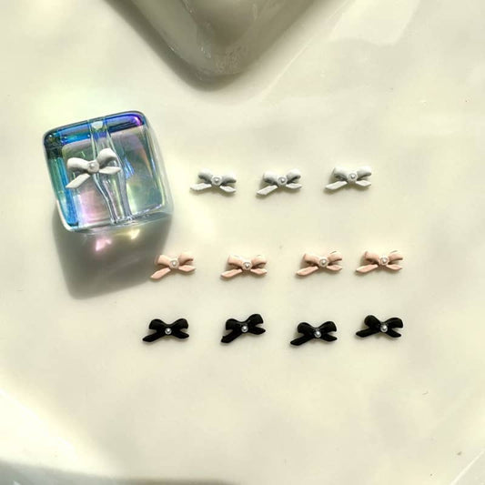 Paint-like pearl ribbon nail parts 4*8MM