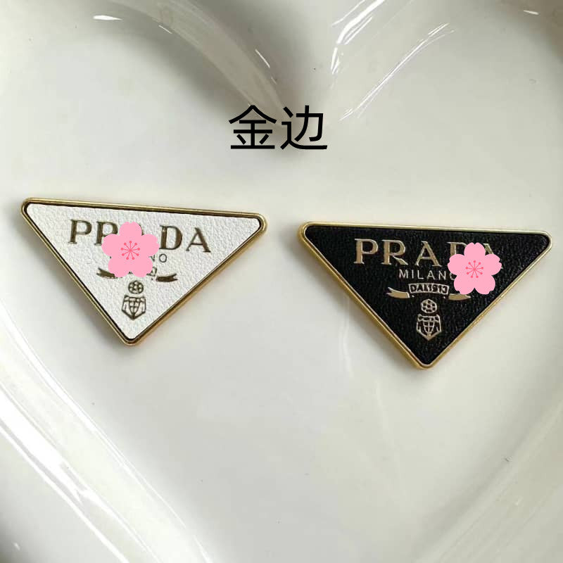 Pra-da cabochon metal 39*22MM silver border/gold border/slow shipping