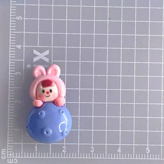 星球多多妹デコパーツ小Diy12PCS