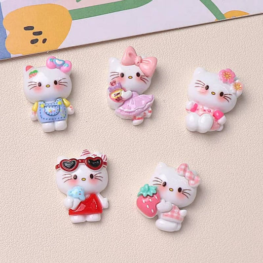 キティkittyデコパーツ10PCS