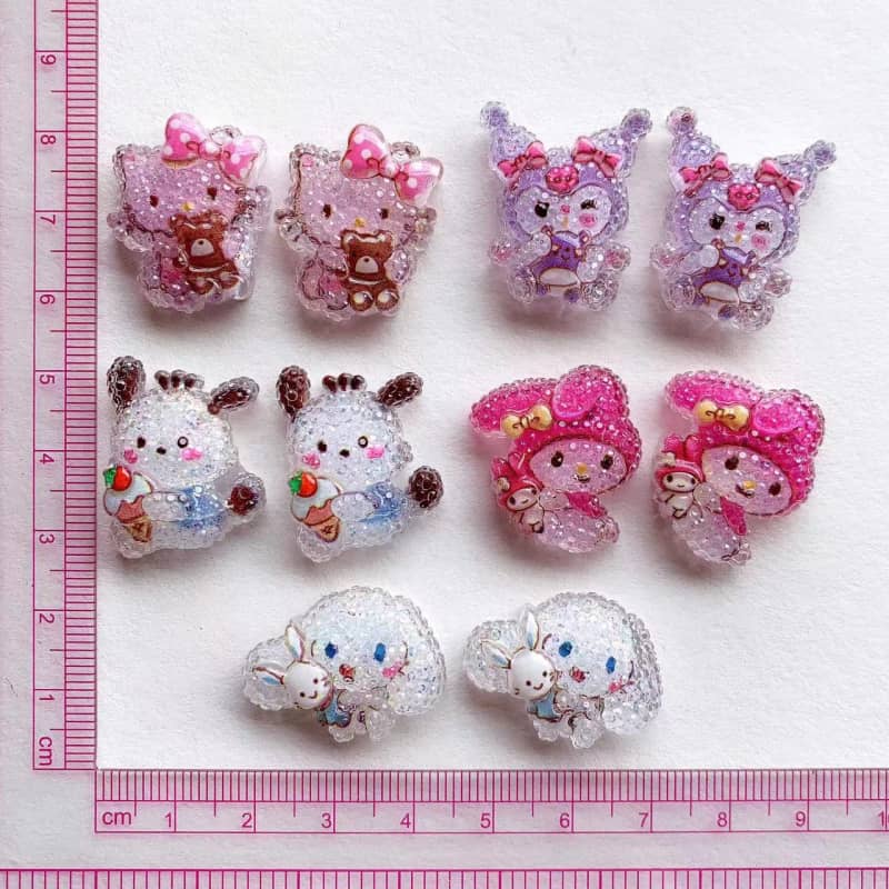 Sugar San-ri-o Deco Parts Small DIY Sugar 10PCS