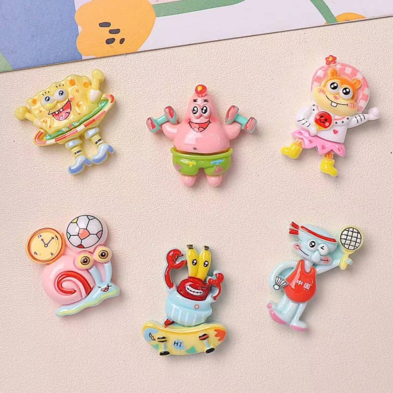 Sports Spongebob Small DIY Sports Sponge Treasure 12PCS