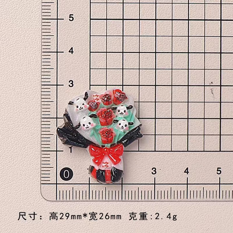 Bouquet of San-ri-o Deco Parts Small Diy 12PCS