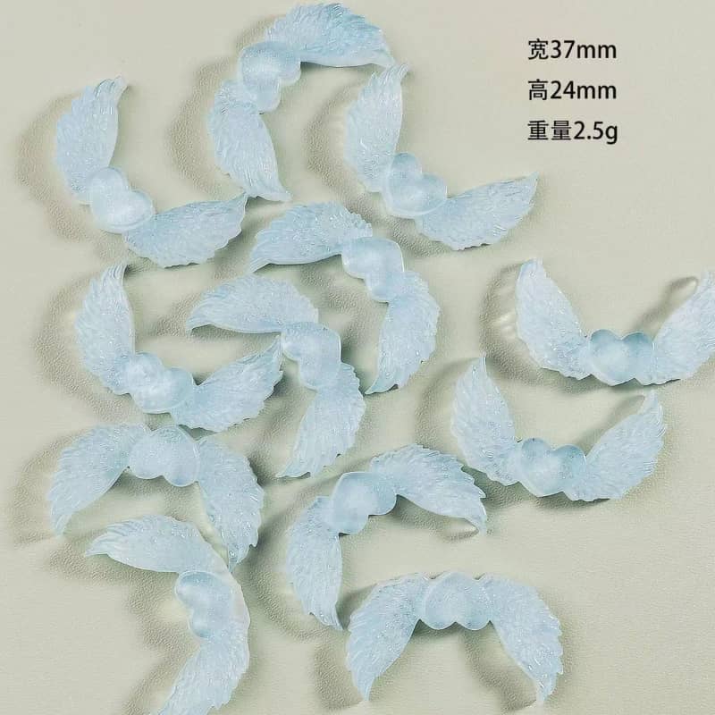 Angel Wings Decoration Parts Small DIY 12PCS