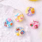 Donut Two Deco Parts Small DIY Sweet Circle 10PCS