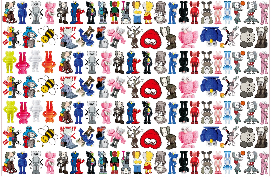 new  2/4/6cm kaws～アクリル