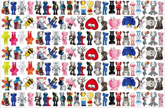 new  2/4/6cm kaws～アクリル