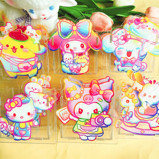 Updated 10cm San~rio Acrylic Pen Holder Collection Pencil Holder