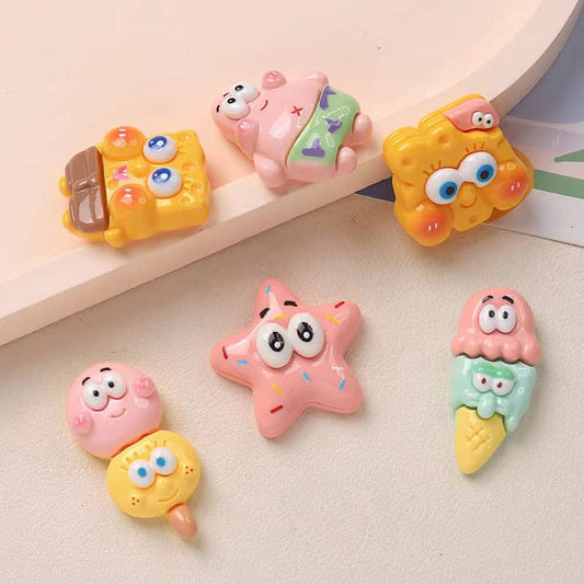 Spongebob Decorative Parts Small Diy 12PCS