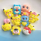 Pikachu Deco Parts Small DIY Skin Card Holder 18PCS