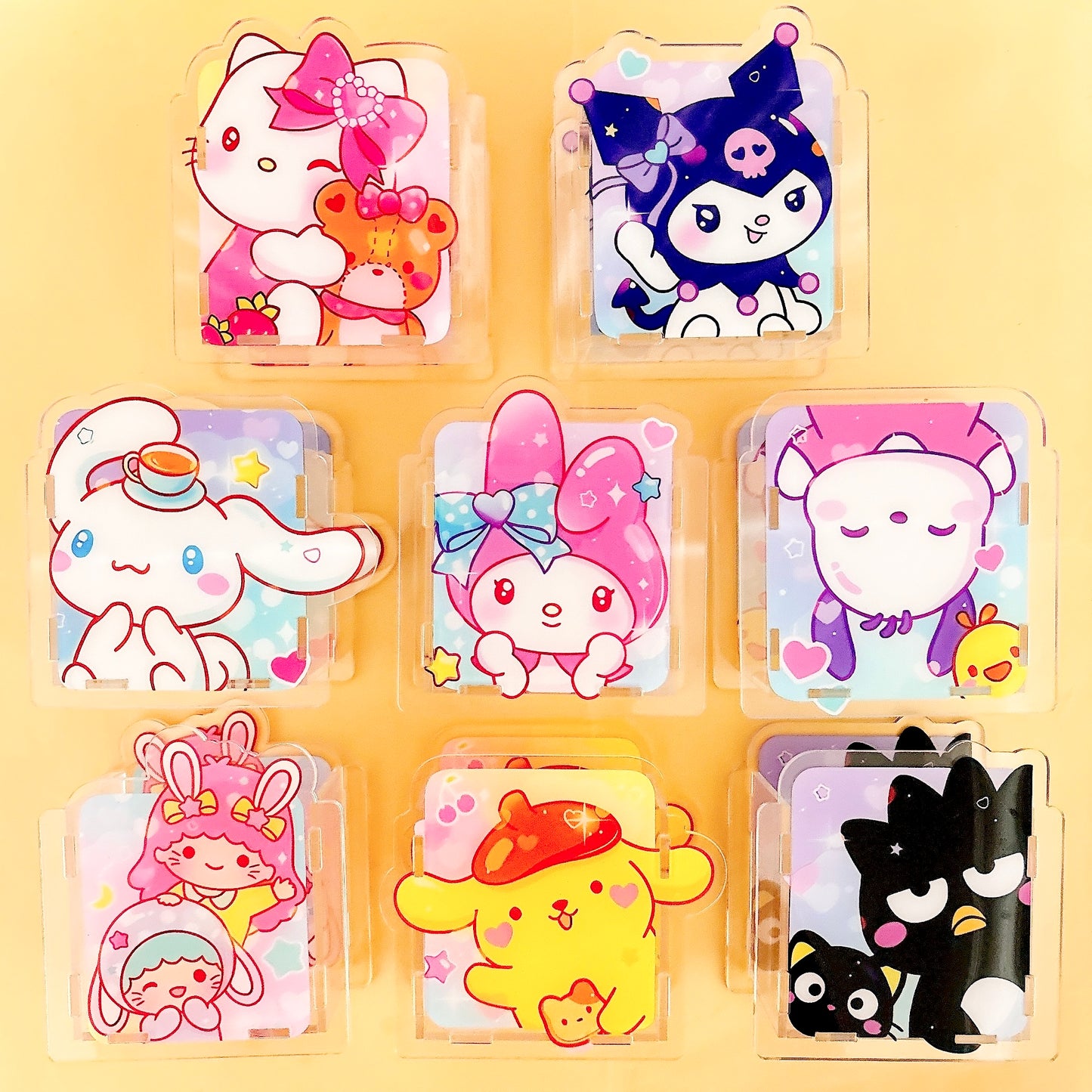 10cm Sanrio Acrylic Pen Holder Collection