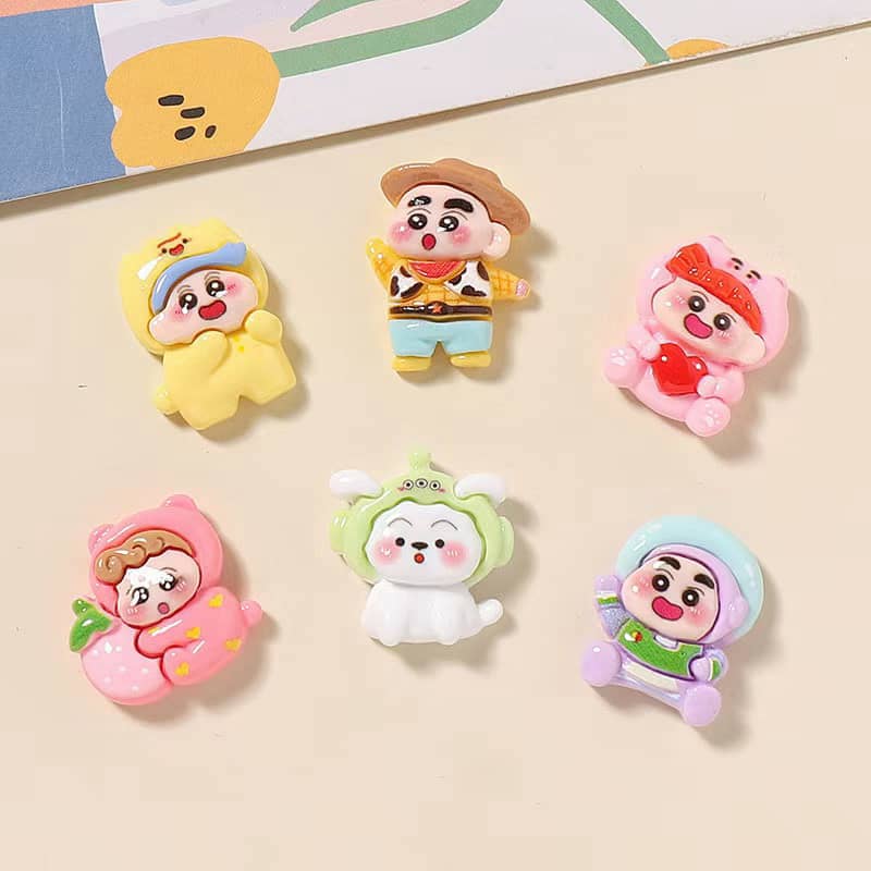 しんちゃんデコパーツ小Diy12PCS