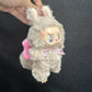 17cm pink bow zimomo labubu customized doll