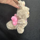 17cm pink bow zimomo labubu customized doll