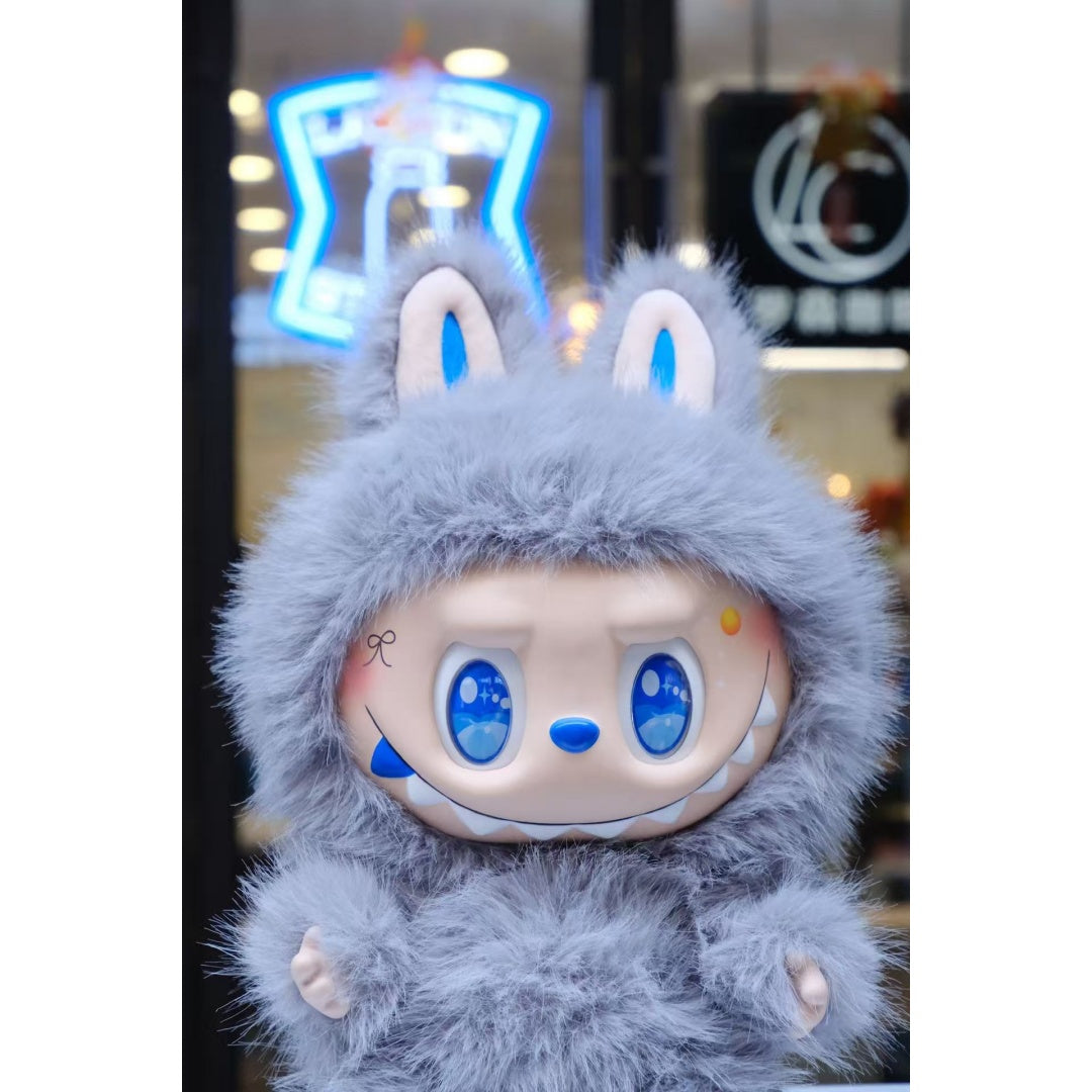 38CM Gray Magnetic Tail zimomo angel labubu