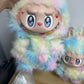 38CM iridescent colors zimomo angel labubu