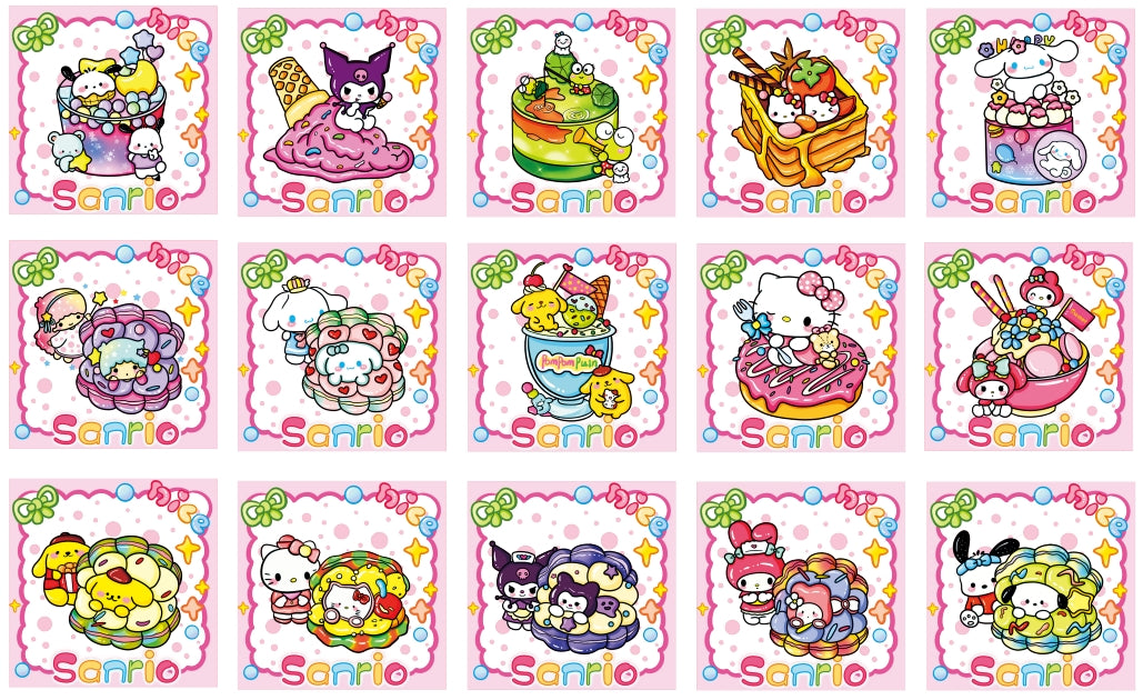 Square 4/8cm san~rio delicious food acrylic