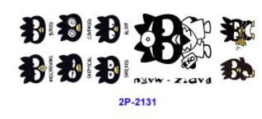 Update DIY Bad Badtz-Maru pen stickers