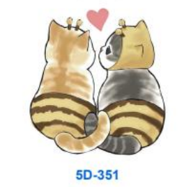 Updated Special Price DIY Cute Kitten Iron-on Stickers for Clothes