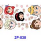 Updated DIY [Disney Princess + Alala + Tuxedo Sam] Pen Stickers