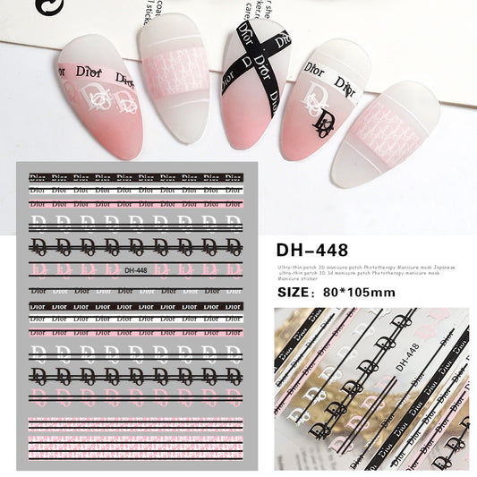 2.0 High-end, luxury brand nail stickers / slow delivery